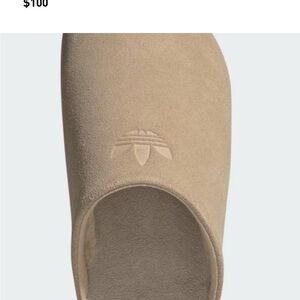 Adidas ADIMULE Tan Suede Slip-On Shoes